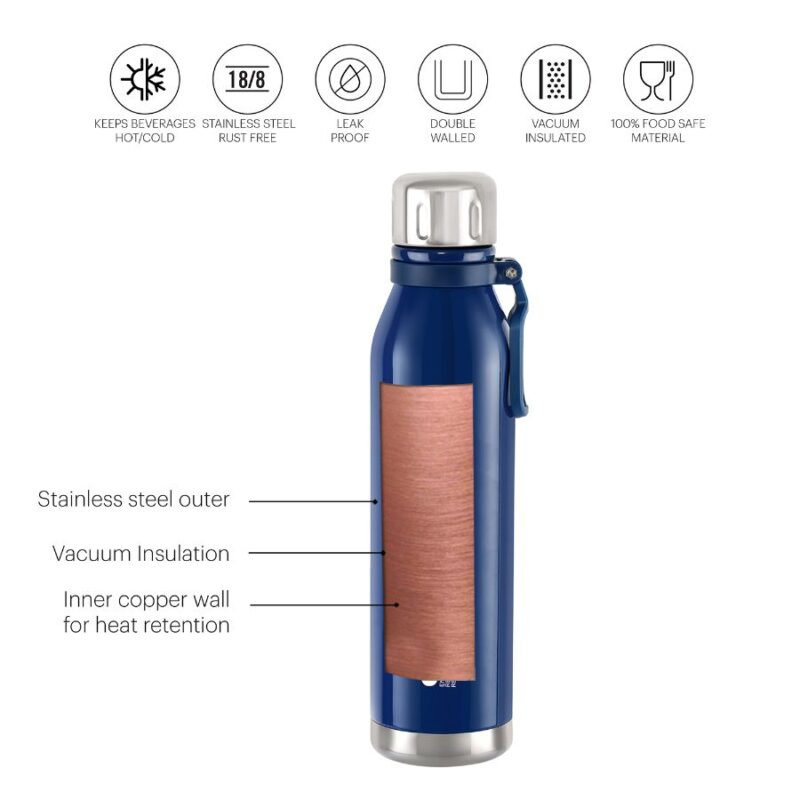 Bentley Flask, Vacusteel Water Bottle, 600ml - Image 7