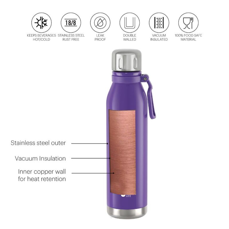 Bentley Flask, Vacusteel Water Bottle, 600ml - Image 15