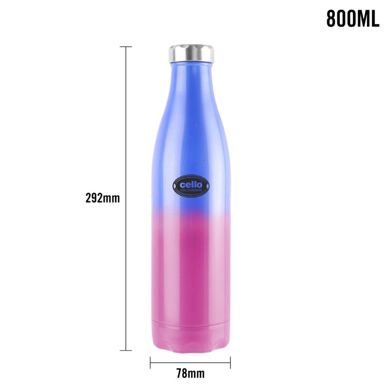 Colourmate Flask, Vacusteel Water Bottle, 800ml - Image 14