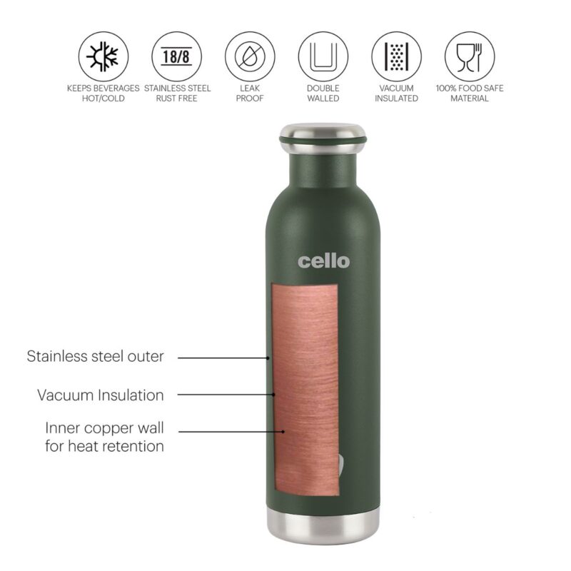 Duro Mac Flask, Vacusteel Water Bottle, 600ml - Image 6