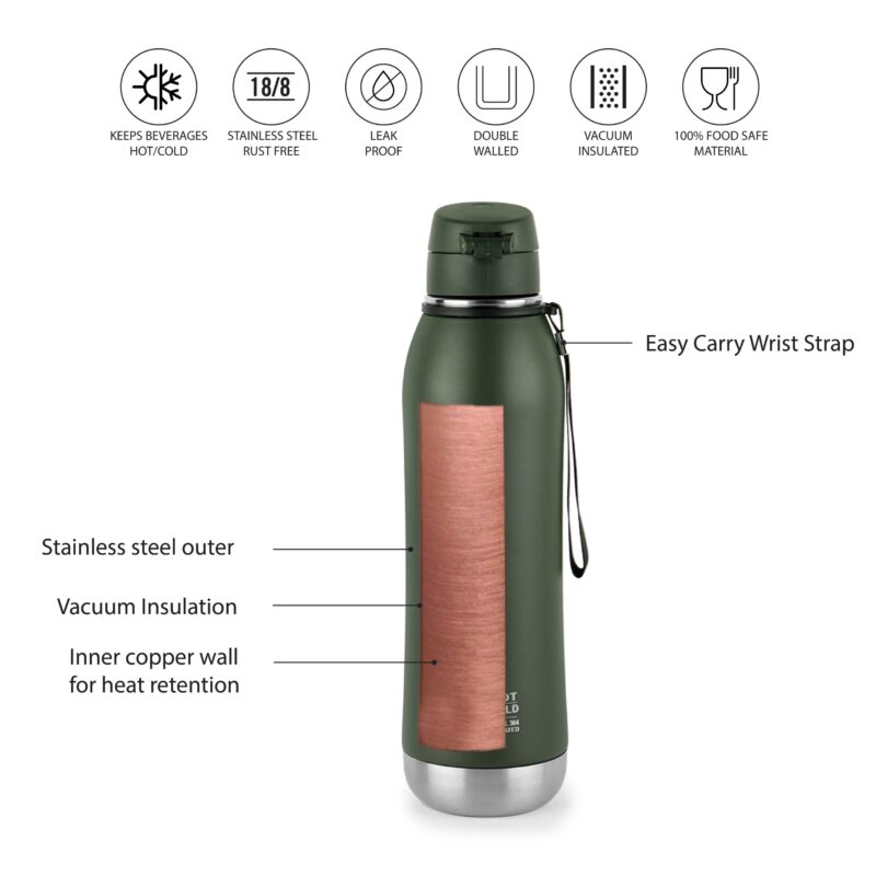 Duro Ace Flask, Vacusteel Water Bottle 900ml - Image 5