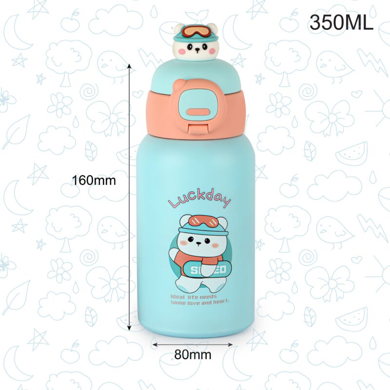 Babybop Hot & Cold Stainless Steel Kids Water Bottle, 500ml - Image 29