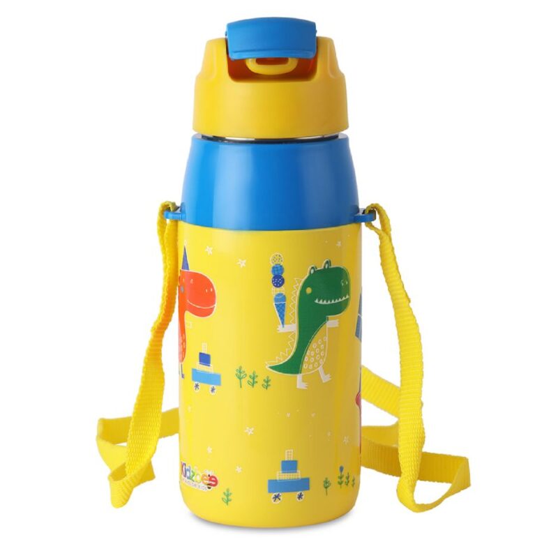 Era 3D Design Insulated Kids Water Bottle, 400ml Dino Party
