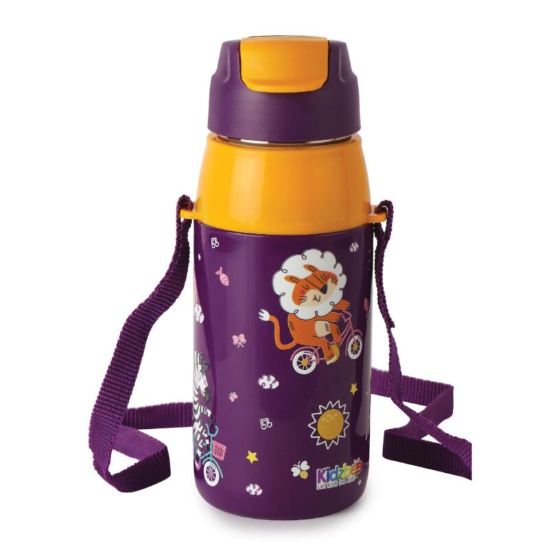 Era 3D Design Insulated Kids Water Bottle, 400ml Wild Wheels