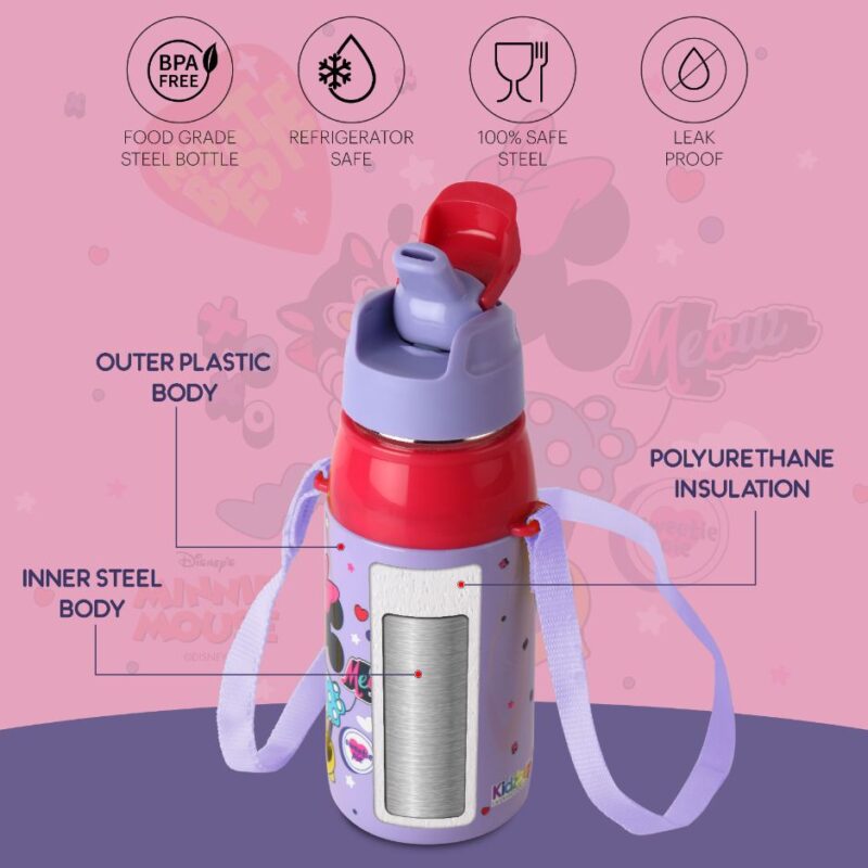 Era 3D Design Insulated Kids Water Bottle, 400ml - Image 51