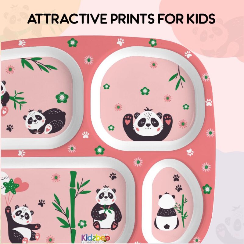 Bamboo Buddies Kids Melamine Meal, Set of 3 - Image 10