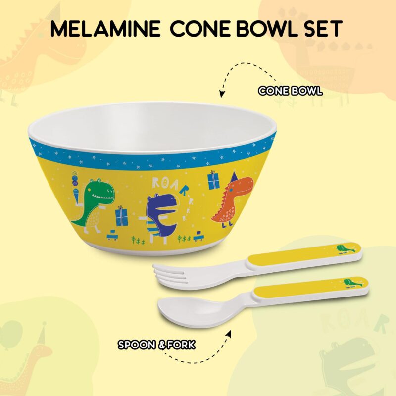 Cone Kids Melamine Bowl, Set of 3 - Image 14
