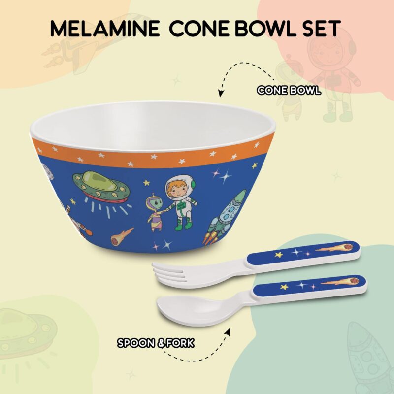 Cone Kids Melamine Bowl, Set of 3 - Image 13