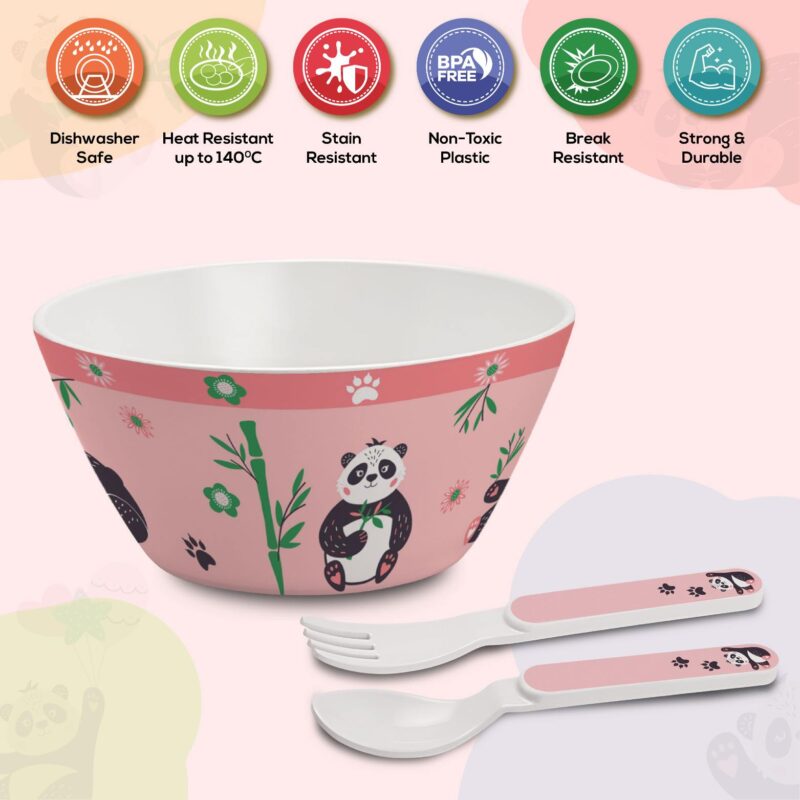 Cone Kids Melamine Bowl, Set of 3 - Image 3