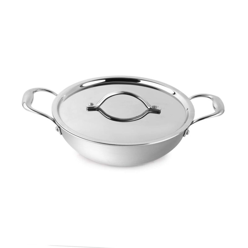 Armour Tri-Ply Induction Base Kadhai with Lid - Image 10