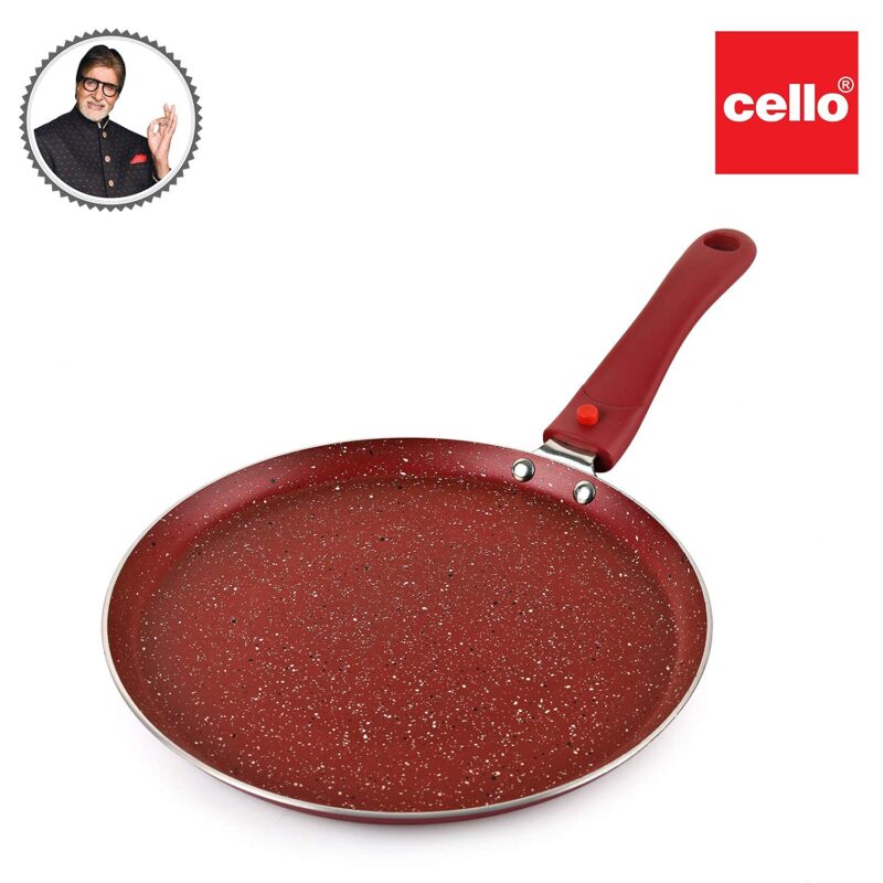 Cookwell Induction Base Granite Dosa Tawa with Detachable Handle - Image 7