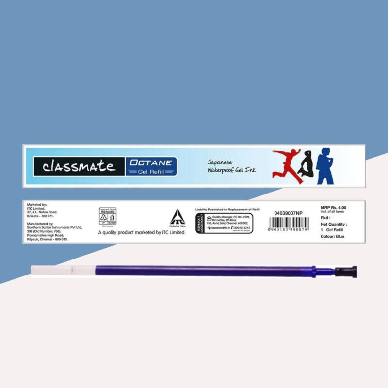 Classmate Octane Gel Refill – Blue ( Set of 5 )