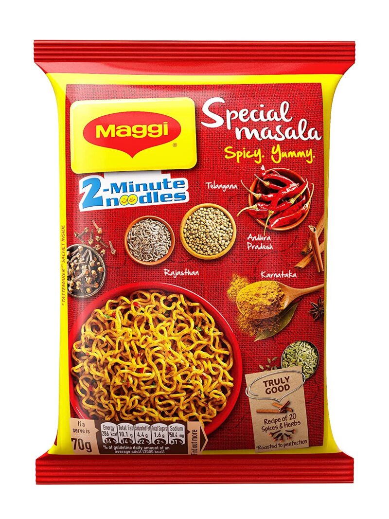 25x Maggi Special Masala Noodles, Pack of 25 (70g each)