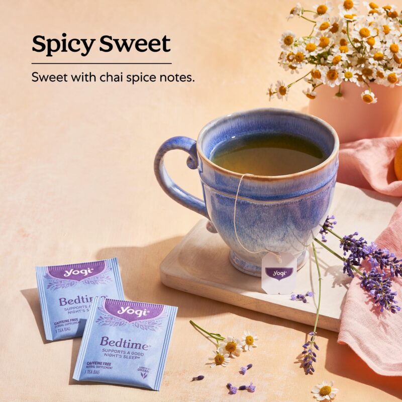 Yogi Bedtime Tea, 16 Tea Bags (Pack of 6) - Image 4