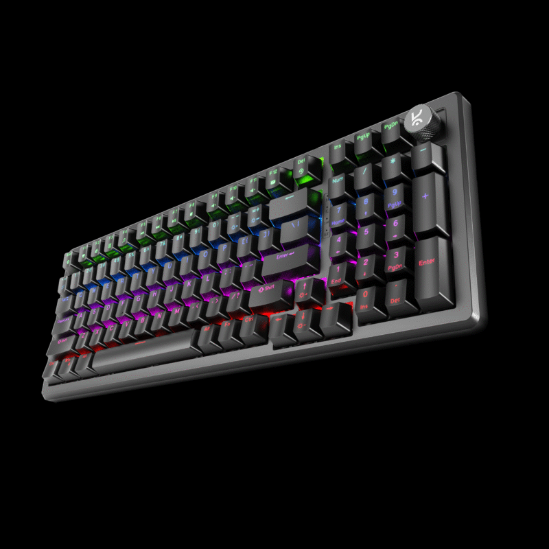 Hive Full-Size All Black Wired Gaming Keyboard