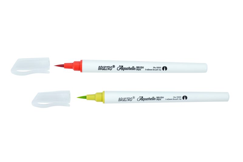 BRUSTRO Aquarelle Brush Pen | Set of 24 | Refillable, Art Markers for Students, Adults, Colouring Pens, Colors, Art Supplies, Paint, Pastel, Doodling, Marker, Drawing, Calligraphy - Image 4