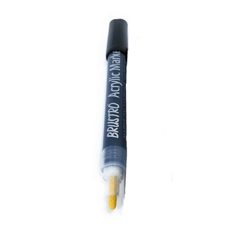 Brustro Acrylic Paint Marker Black Set of 2.