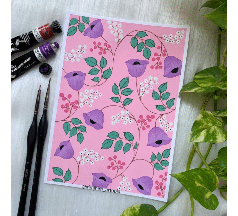 BRUSTRO Artist Gouache Colour Set of 24 Colours X 12ML Tubes with Watercolour Journal - Image 4