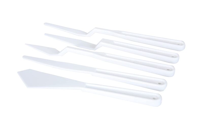 Brustro Plastic Palette Knives Set of 5 - Image 2
