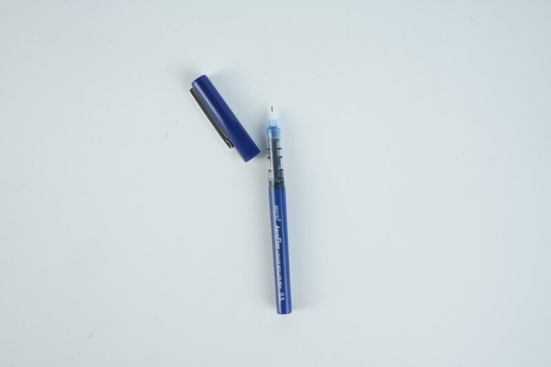 BRUSTRO AeroFlow Liquid Ink Rollerball Pens | Blue | 0.5mm, Micro Tip | Pack of 3| Ideal for Students, Professionals, Office, Exam use, Accurate Smooth Writing, Waterproof, Fade Resistant - Image 3