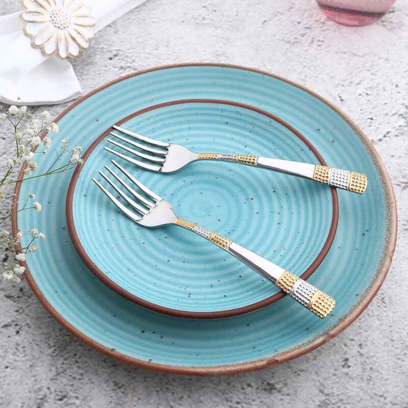 Roma Dinner Fork - Gold Plated - Set of 6pcs