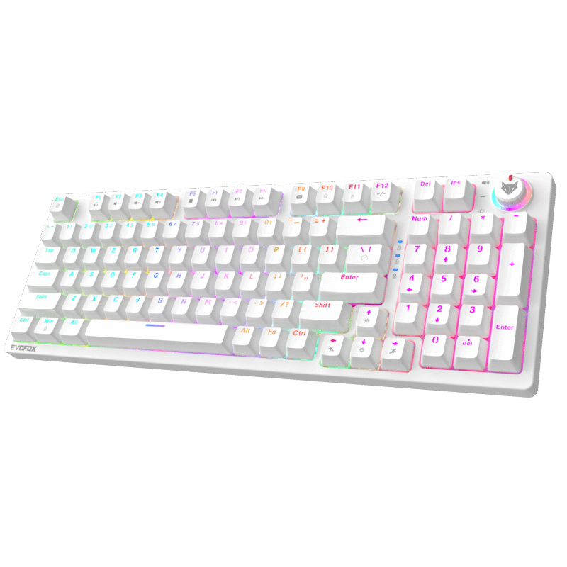 EvoFox Katana X2 Gaming Keyboard-White