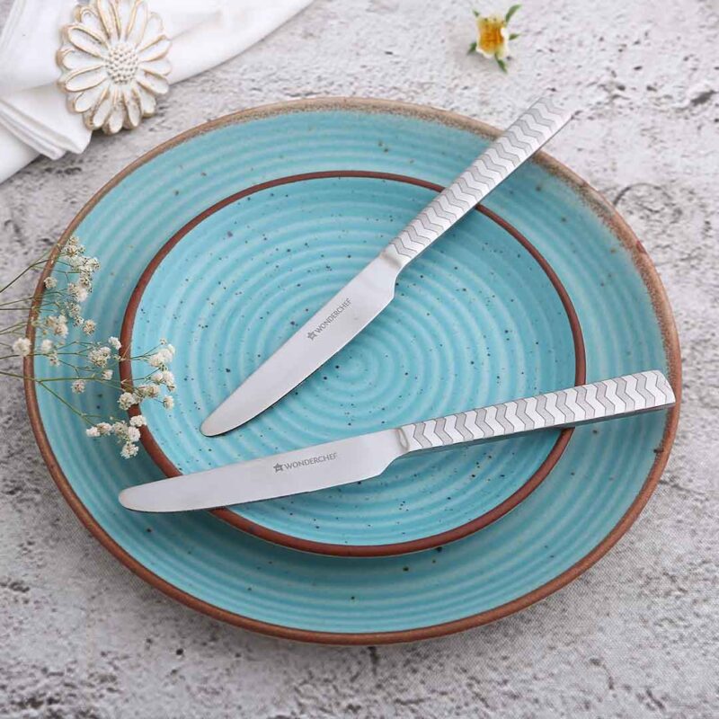 Roma Dinner Knife - Laser Etching - Set of 2 pcs