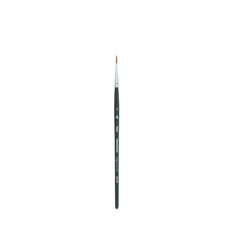 Princeton Aqua Elite Short Handle Round Paint Brush (No 1)