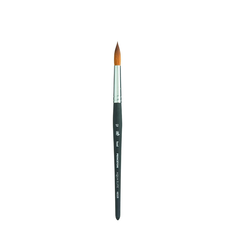 Princeton Aqua Elite Short Handle Round Paint Brush (No 12)