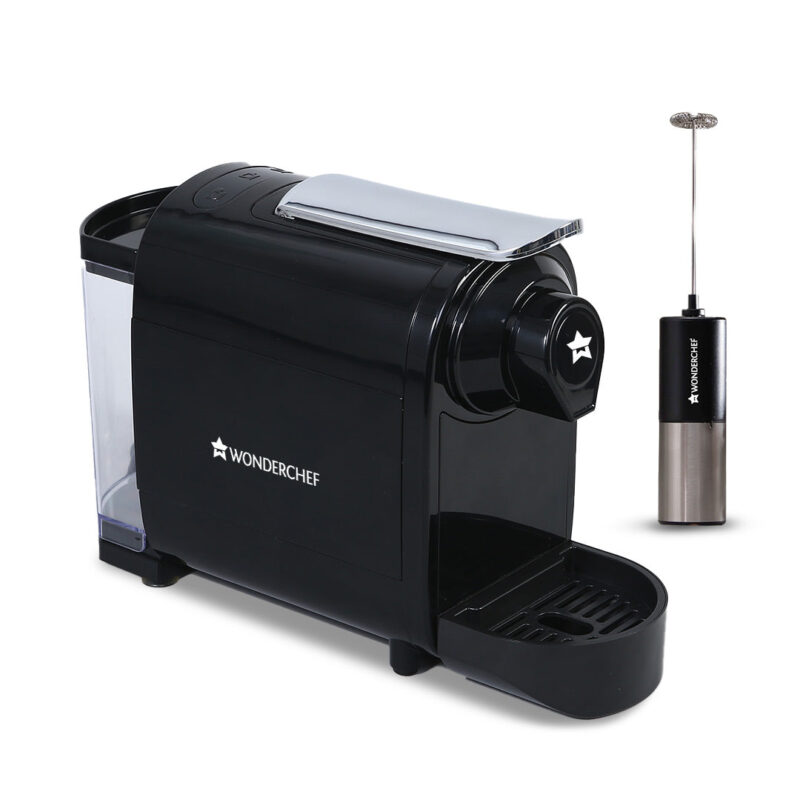 Wonderchef Renewed Regalia Capsule Coffee Machine with Frother | Compatible with Nespresso Capsules | 3 Coffee Shot options - Ristretto, Espresso, Lungo | Patented Capsule Ejection System | 1400W | 1 Year Warranty - Image 8