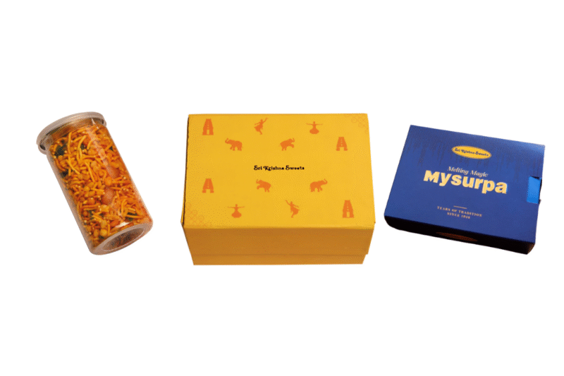 Sri Krishna Sweets Silver Gift Box
