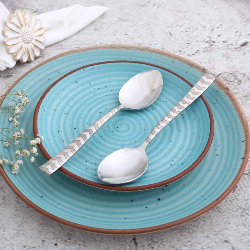 Roma Dinner Spoon - Laser Etching - Set of 6 pcs