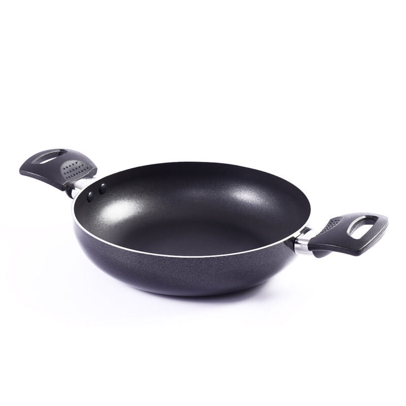 Wonderchef Renewed Valencia 24cm Kadhai (without Lid) | Meta Tuff Non-Stick Coating | Virgin Grade Aluminum | PFOA/Heavy Metals Free - Image 2