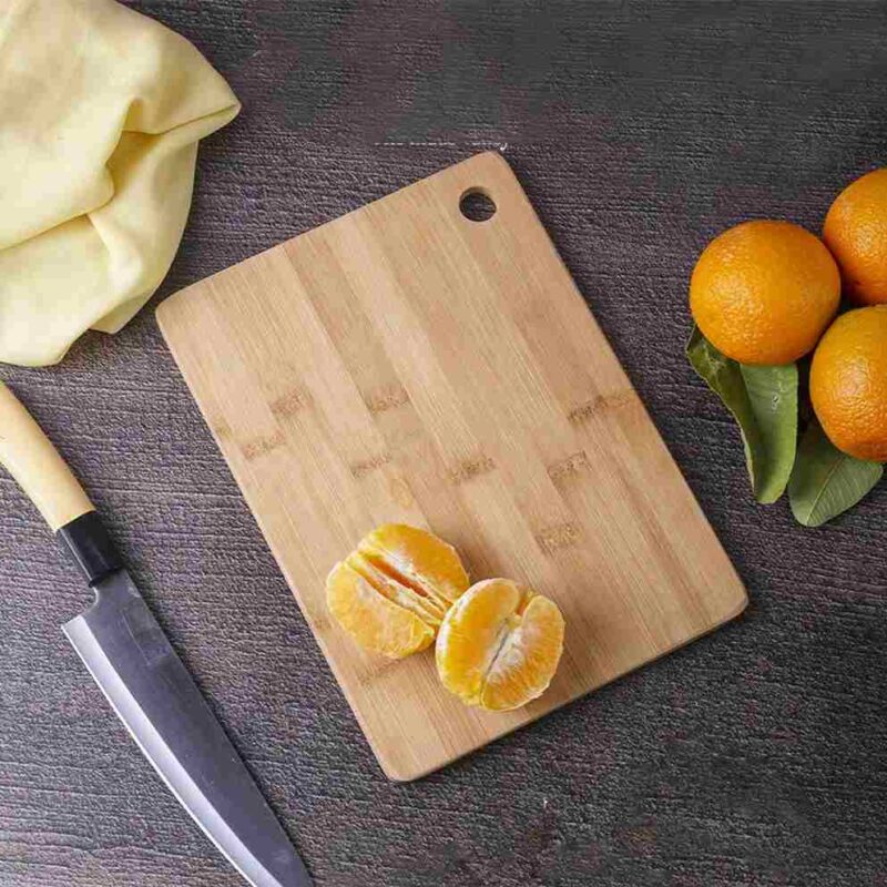 100% Natural Bamboo Wood Chopping/Cutting Board, Toxin-free, No Dye/Polish, Strong,Scratch Resistant 32cm in Length /21.7cm in Width - Image 8