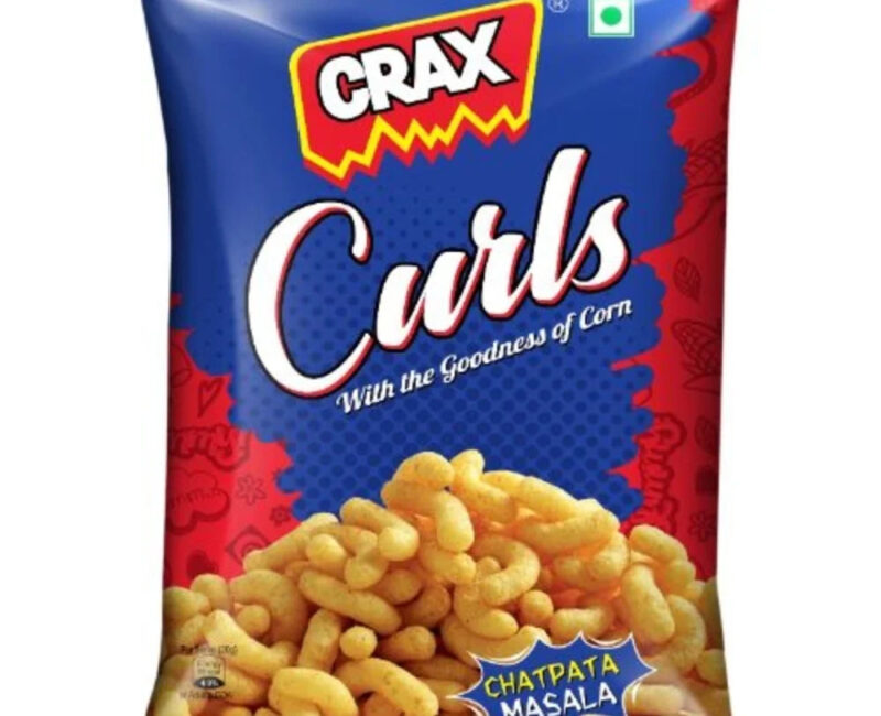 50x Crax Curls - Chatpata Masala, 18.5g each (Pack of 50)