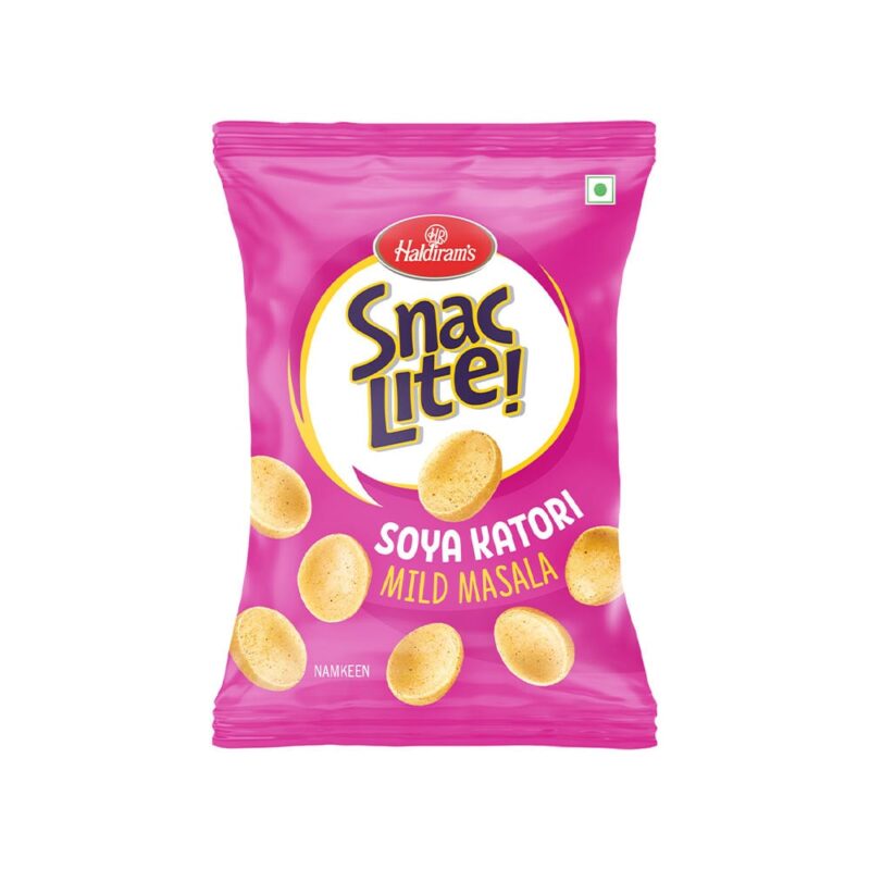 50x Haldirams Snac Lite Soya Katori, Pack of 50 (80g each)