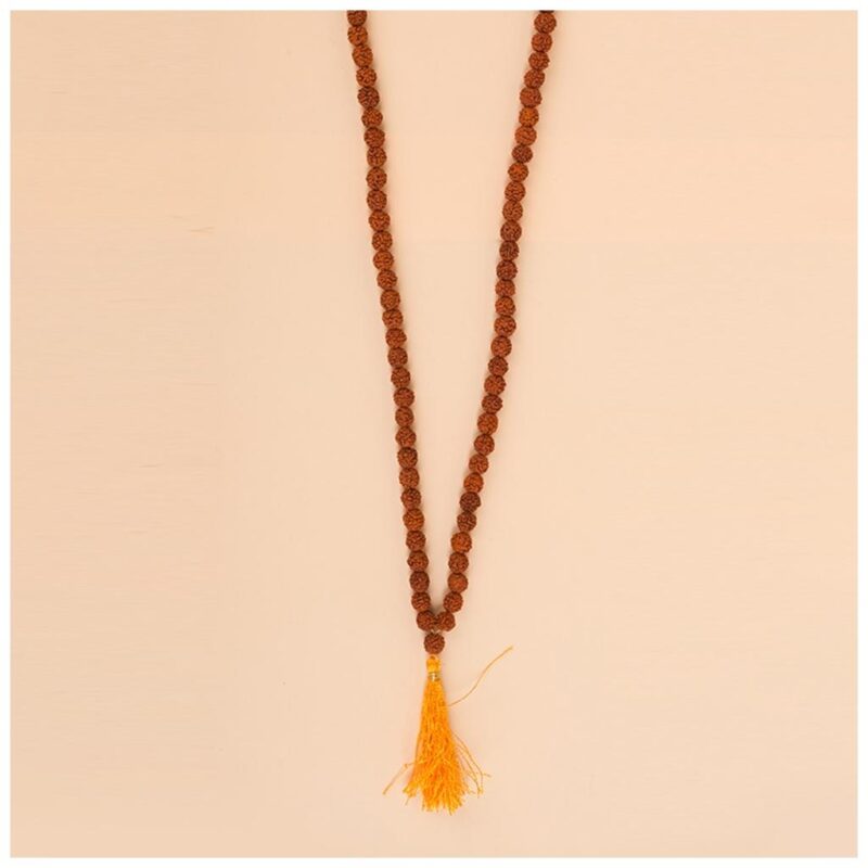 Authentic Isha Panchamukhi (five-faced) Rudraksha Mala. Consecrated at Dhyanalinga. Your cocoon of energy (7.5 mm) - Image 3