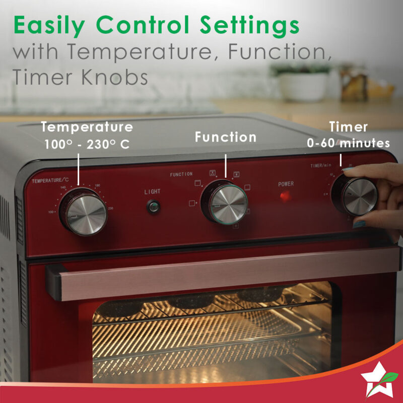 Crimson Edge Air Fryer Oven 23L - Image 2