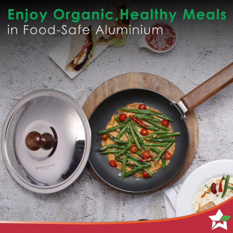 Ebony Hard-Anodised 24 cm Fry Pan | 1.75 L | 3.25mm thickness | Black - Image 3