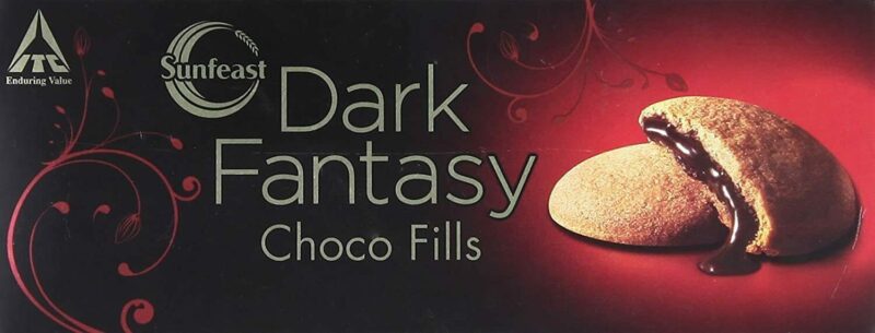 50x Sunfeast Biscuits Dark Fantasy Choco Fills, Pack of 50 (20Gm each)