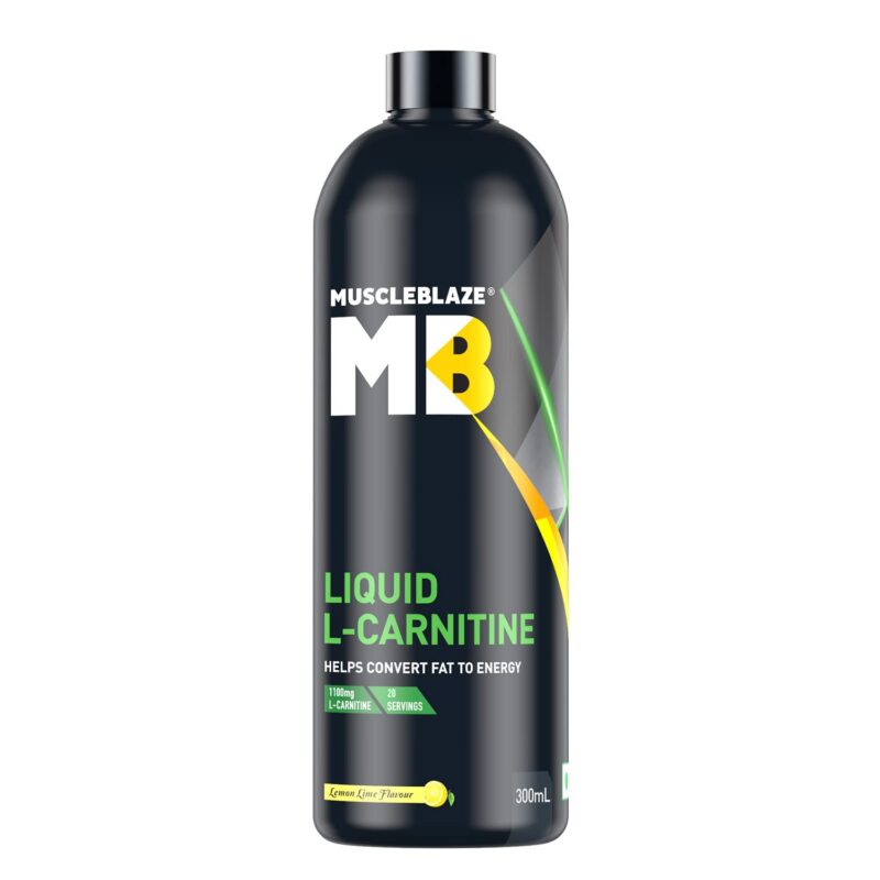 MuscleBlaze Liquid L-Carnitine 1100 mg Lemon Lime, Pack of 300 ml, 20 Servings - Image 2