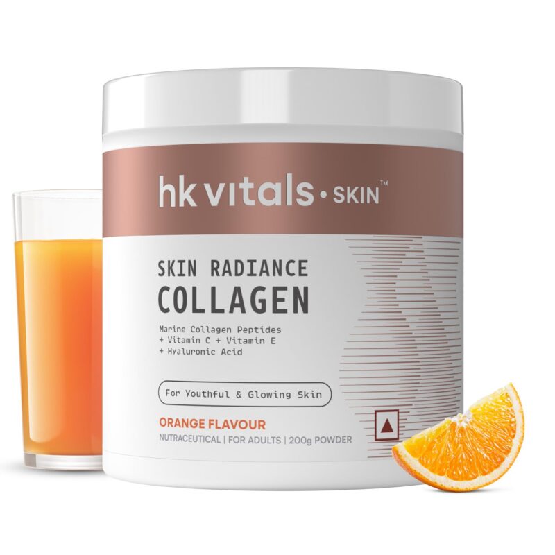 Healthkart Vitals Skin Radiance Collagen Supplement (Orange) - 200GM