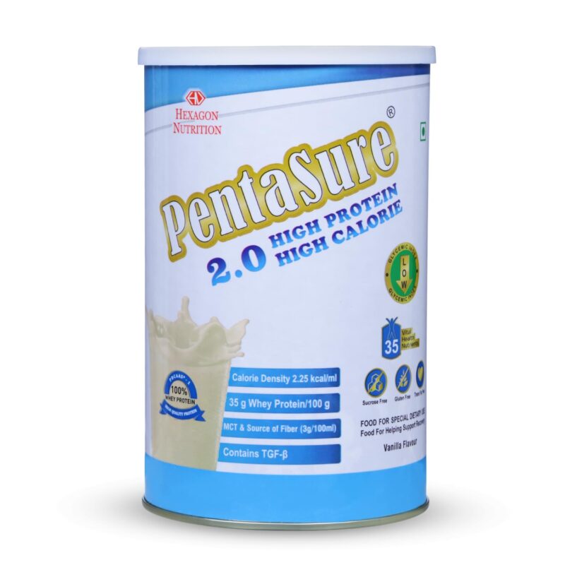 PENTASURE 2.0 High Protein High Calorie Vanilla flavour - Pack of 400gm