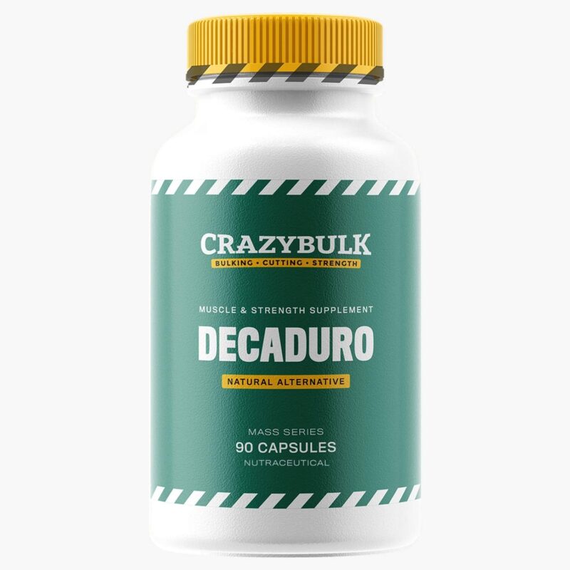CrazyBulk DECADURO (DECA DURABOLIN) Natural Alternative for Muscle & Strength Supplement, (90 Capsules)