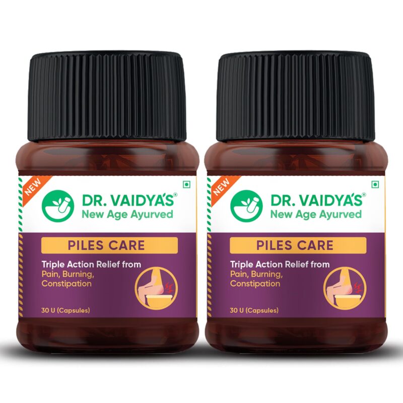 Dr. Vaidya's Herbopile - Relief from Piles/Fissures - 30 Pills (Pack of 2)