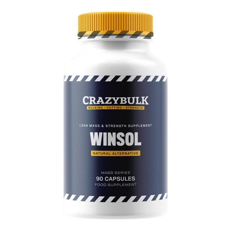 CrazyBulk WINSOL (WINSTROL) Natural Alternative for Lean Mass & Strength Supplement, (90 Capsules)